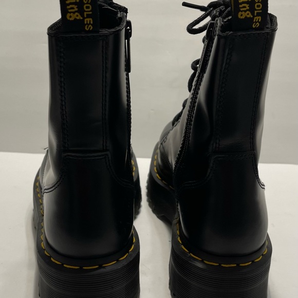 Dr Martens Jadon Pisa Leather Platform Boots 🥾 Black Size 8 - Picture 7 of 9